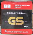丰田花冠汽车专用蓄电池统一电池GS55D23L