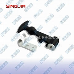 Trailer bonnet fastener rubber