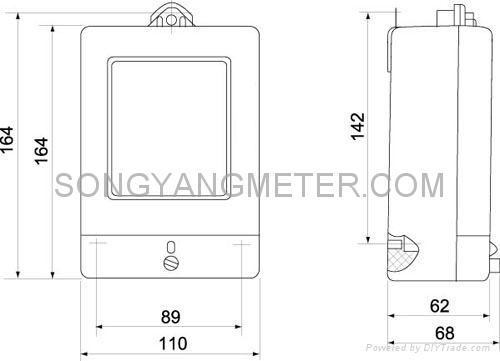 Single Phase Static Electrical Meter 2