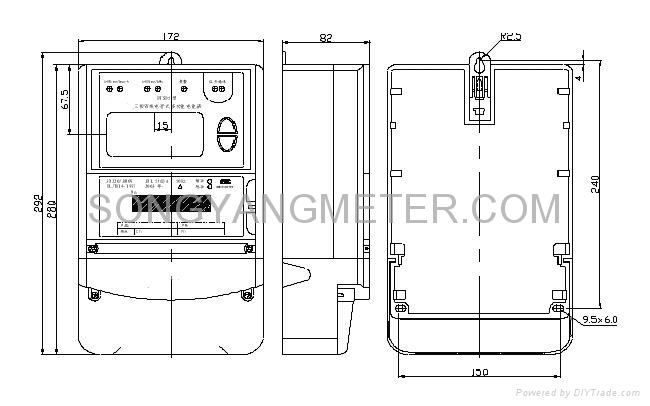 Three Phase Multifunction Static Energy Meter 2