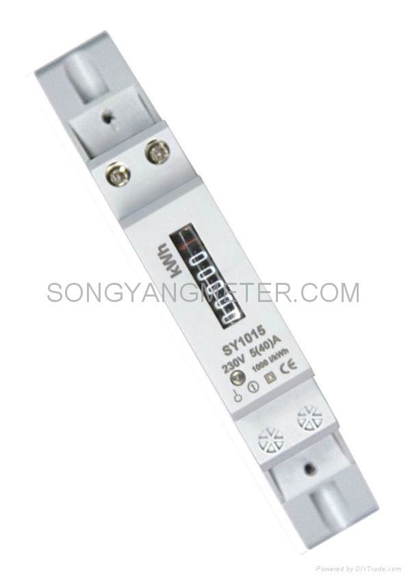 Single Phase DIN rail kWh Meter 2