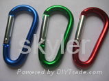 aluminum carabiner with 3 ring 4