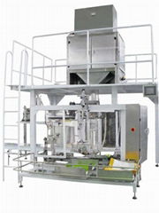 Automatic lime powder weighing packaging machine