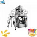 Potato chip packing machine