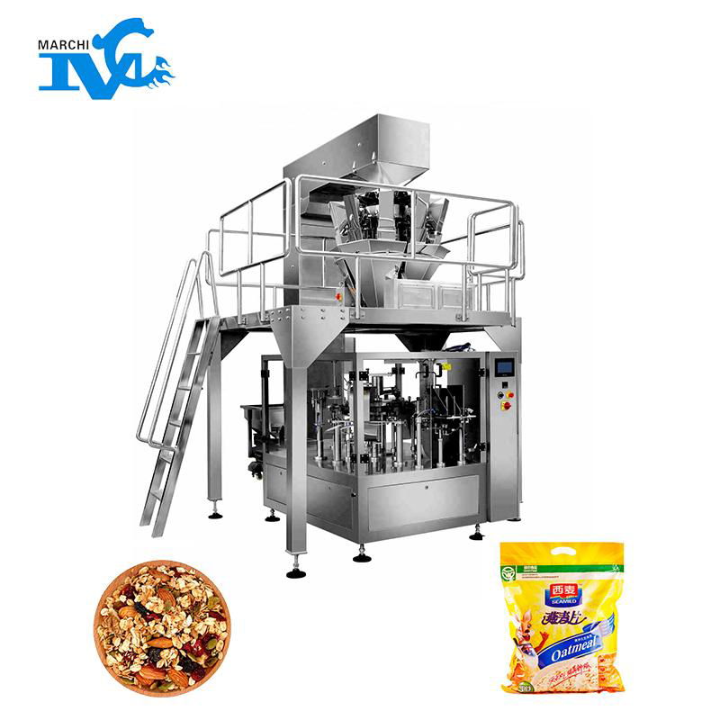 Fully auto bag feeding packaging machine