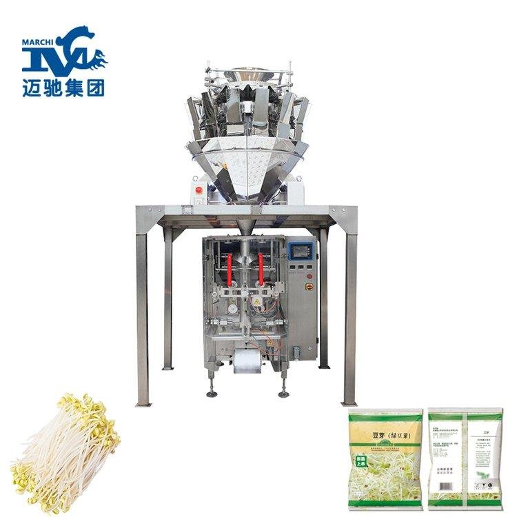 Automatic vertical vegetable bean sprout packing machine