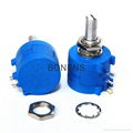 WXDWXD3590S 1K 2K 5K 10K 20K 50K 100K ohm  wirewound 10 turn potentiometer  4