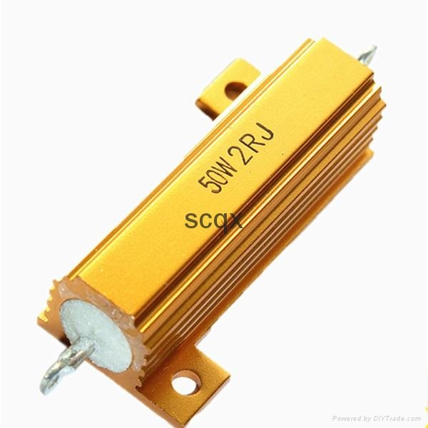 RX24 gold power resistor 5w 10w 20w 50w 100w  3