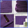 100% Cotton plain solid towel with OEM design 2