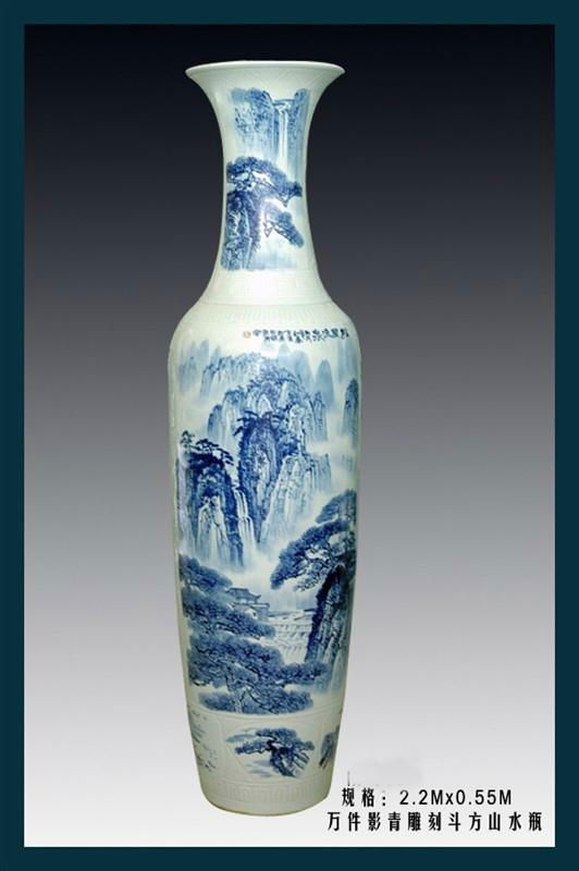 中國紅陶瓷花瓶 3