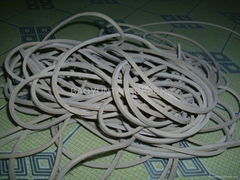 single rubber thread 