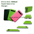 4000mAh cell phone charger usb univeral portable power bank for samsung s4 s5 2