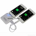 Factory wholsale external battery power bank charger for iPhone5s 3