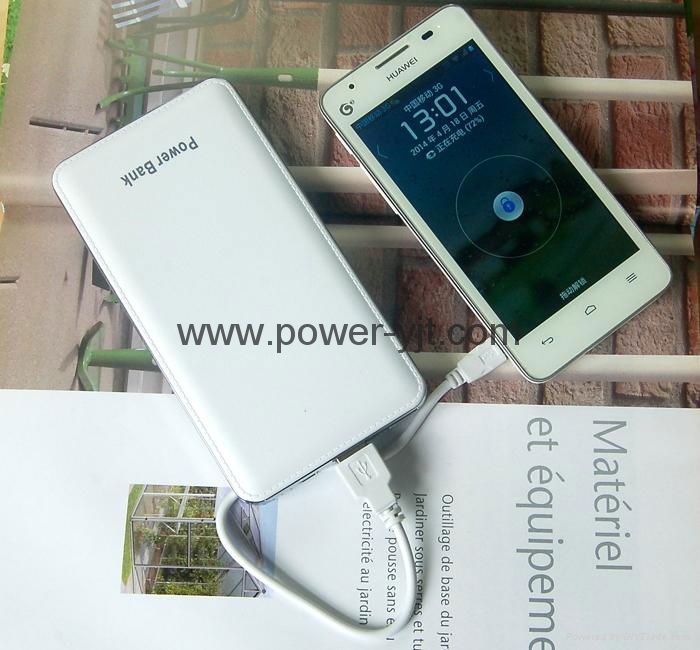 Wholsale 10000mAh  portable power bank for iPhone6  iPad  samsung phones 4