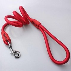 Eco-friendly nylon round rope dog leash