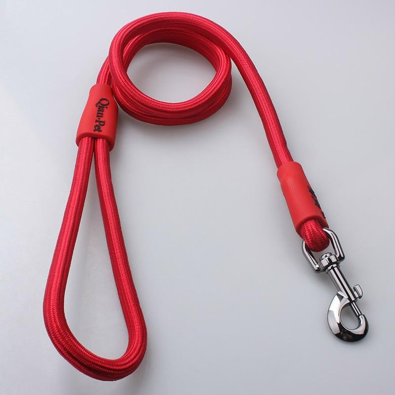 Eco-friendly nylon round rope dog leash 2