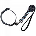 2.0cm polyester sublimation dog collars and leashes 2