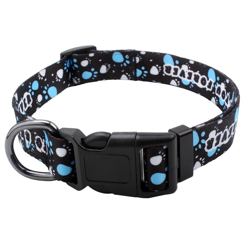 2.0cm polyester sublimation dog collars and leashes 4