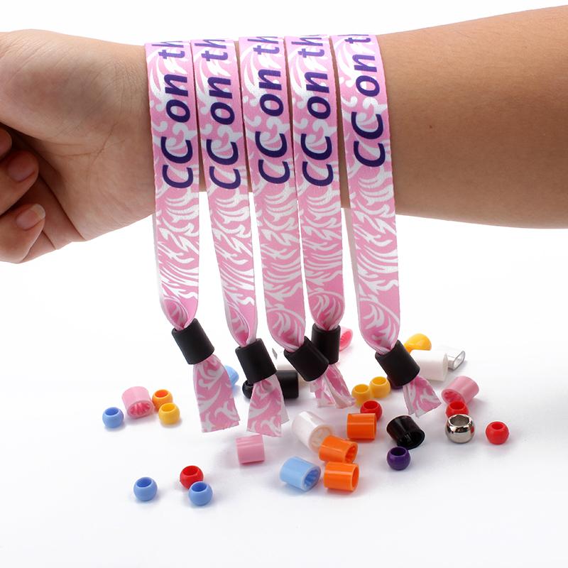 Woven fabric wristband for festival Wristband 10018 Qianqina Int'l