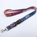 2018 new product custom sublimation polyester lanyard