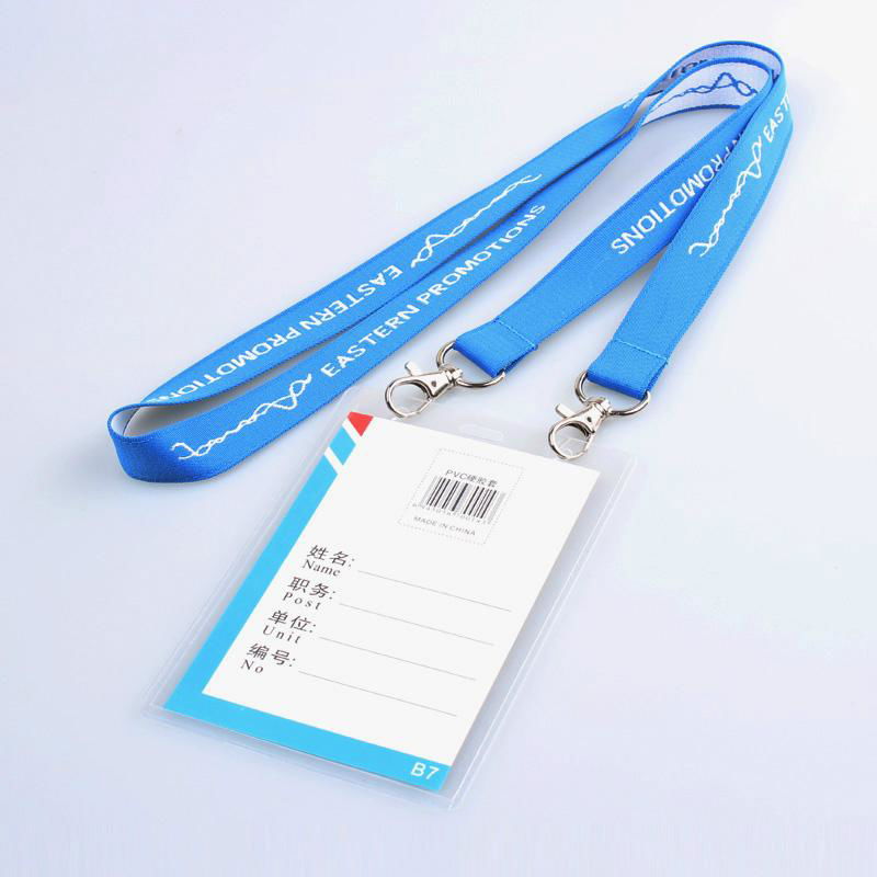 Professional polyester woven lanyard for sample free 4