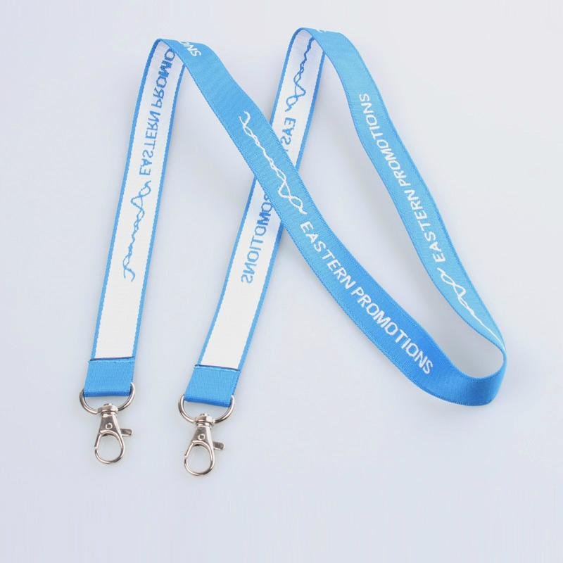 Professional polyester woven lanyard for sample free 2