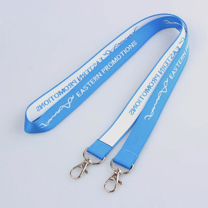 Professional polyester woven lanyard for sample free 3