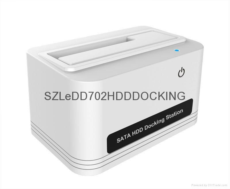 New Simple Single bay USB 3.0 to SATAHard Drive HDD Docking station 3