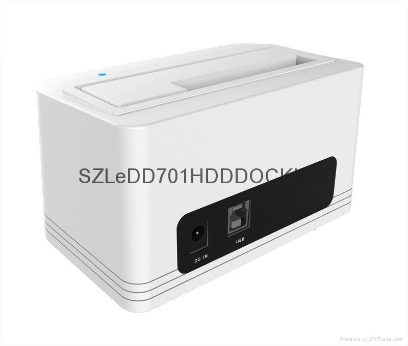 Economy USB 2.0 to a 2.5/3.5 Inch SATA HDD SSD Hard Drive Docking Station 4