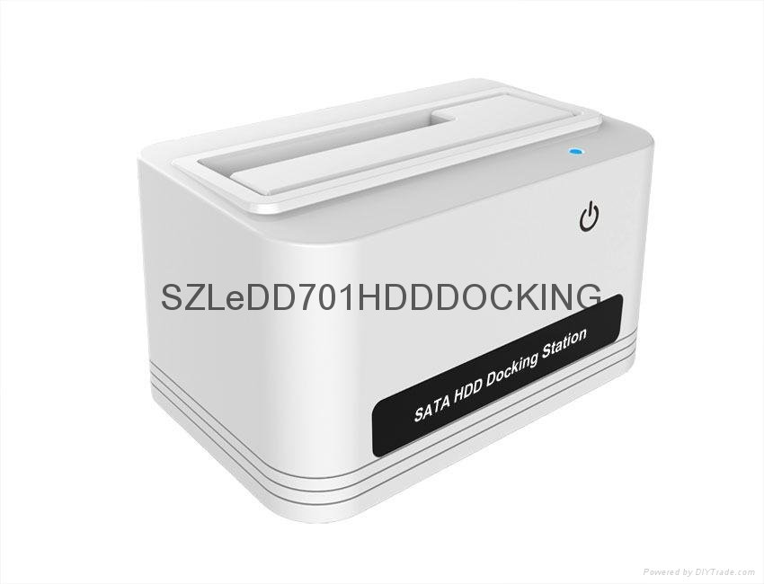 Economy USB 2.0 to a 2.5/3.5 Inch SATA HDD SSD Hard Drive Docking Station 3