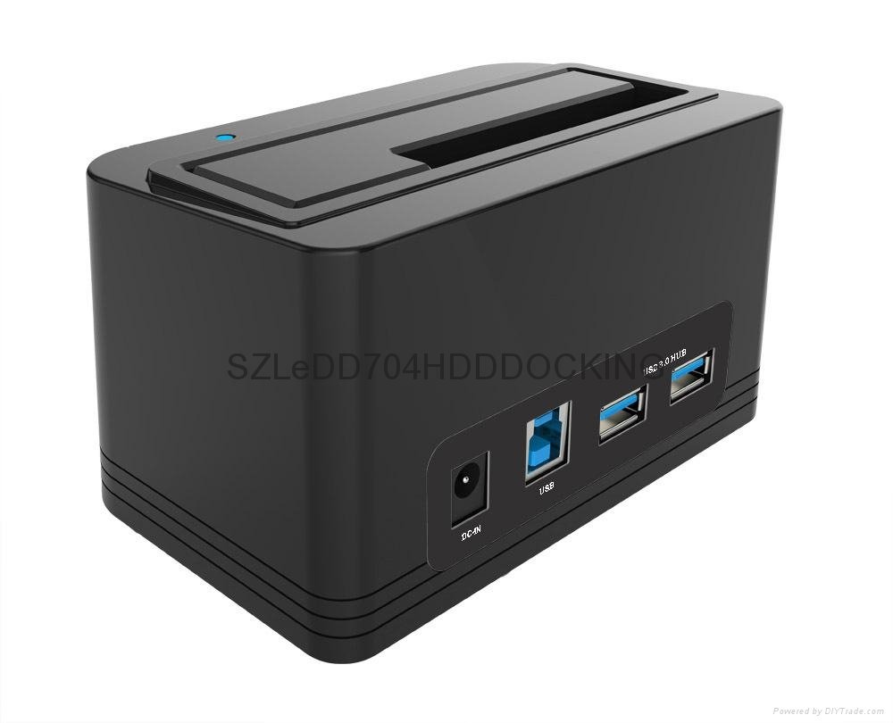 USB3.0 HDD Docking with Card reader and 2xHUB 2