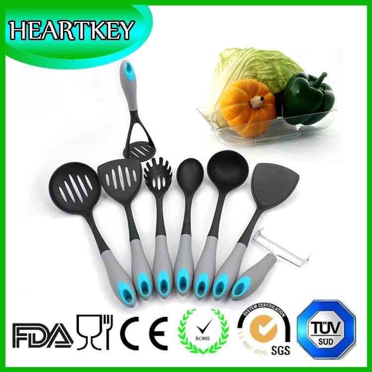 8-Piece Kitchen Utensils Set Made of Food-Grade Silicone is Safe for Non-Stick C 3