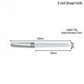 New Coming  Wave Edged Bread Knife High Carbon Stainless Steel  8 Inch  Bread Kn 1
