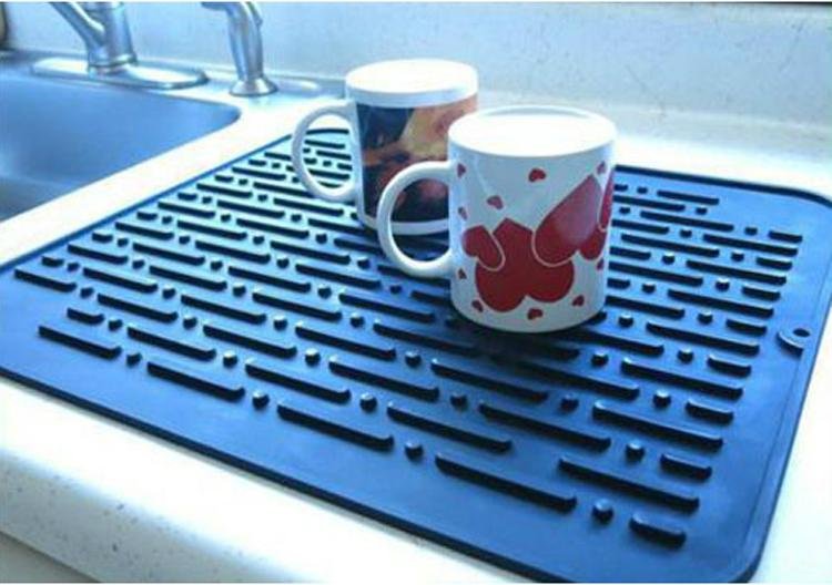 Dish Drainer Drying Mat Silicome With Custom Logo 5