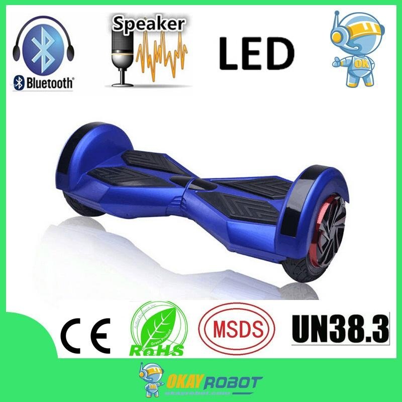 self balance scooter mini segway bluetooth speaker 8 inch 2