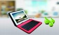 Apple MFi iPad Air Leather Wired Keyboard Case 8 pin Lightning connector 5