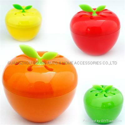 Apple shape gel air freshener bottom price stock
