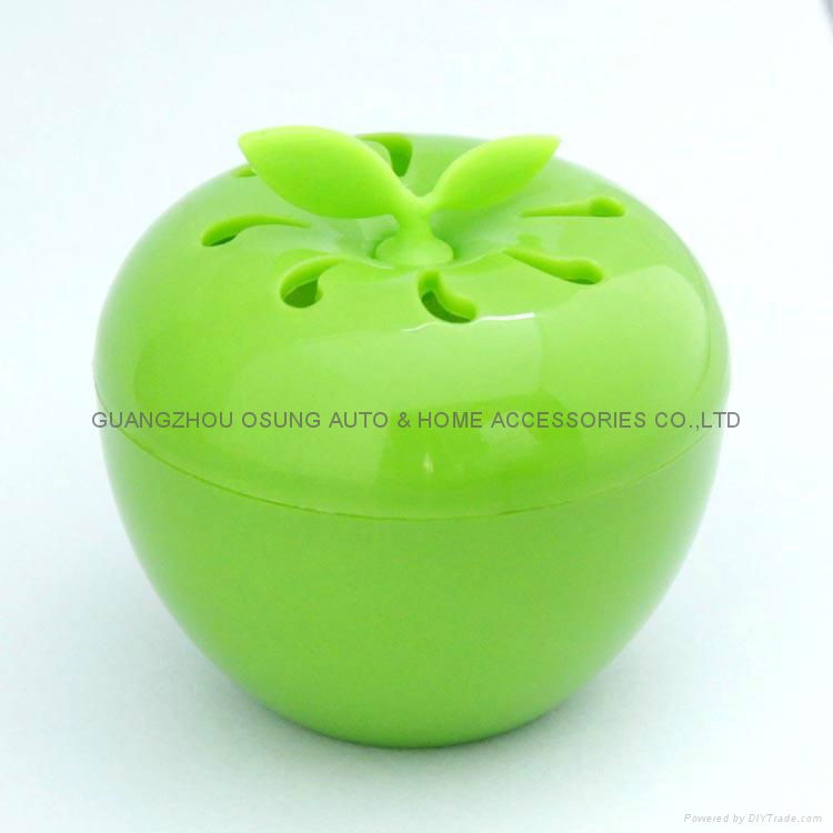 Apple shape gel air freshener bottom price stock 3