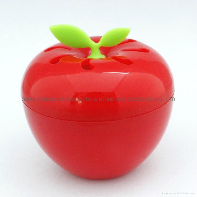 Apple shape gel air freshener bottom price stock 4