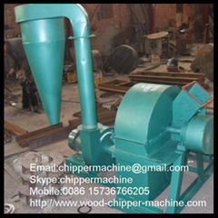 wood sawdust crusher machine with