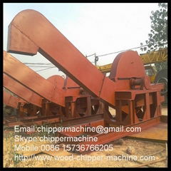 Large capacity wood chipping machine