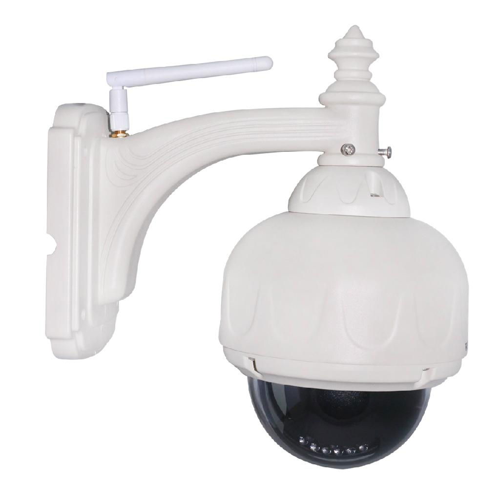 Wanscam HW0028 Outdoor PTZ 3X Optical Zoom Dome Onvif IR Wifi IP Camera 5