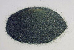 Sand-blasting with abrasive garnet