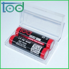 TOD IMR 18650 3.7V 3000mAh 40A High Drain Rechargeable Battery with protected ce