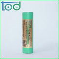 TOD IMR 18650 3.7V 2600mAh 35A High Drain Rechargeable Battery with protected ce 1