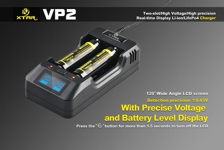 Authentic XTAR VP2 Intelligent lithium battery charger the best 18650 Charger  3