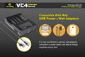 XTAR VP 4  lithium battery charger the