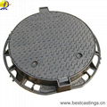 Hot Sale Heavy Duty Ductile Iron Manhole Cover 2