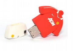 Customized Shirt Shaped USB Pen Disks