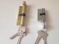 Anti drill solid security brass door cylinder  3